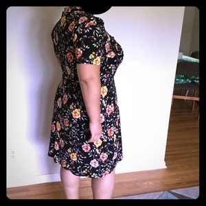ASOS Curve, Mandarin collar dress, worn once
